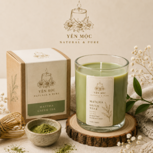 Nến Matcha nguyên chất