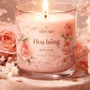 Nến Hoa Hồng