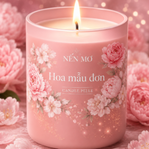 Nến Hoa Mẫu Đơn